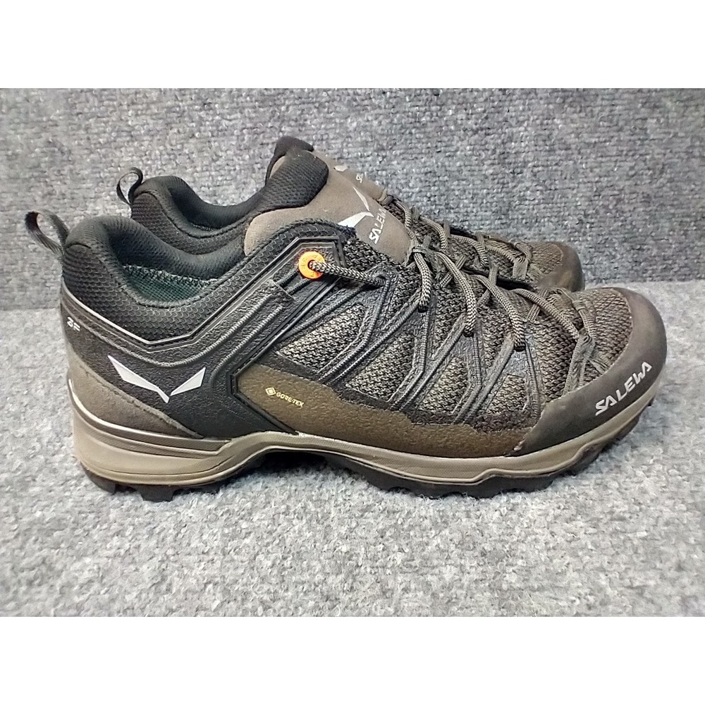 Salewa MS MTN Trainer Lite GTX Mens 9 Hiking Shoes Wallnut Orange Gore-Tex